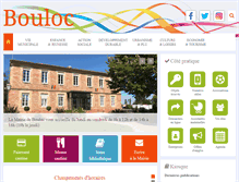 Tablet Screenshot of mairie-bouloc.fr